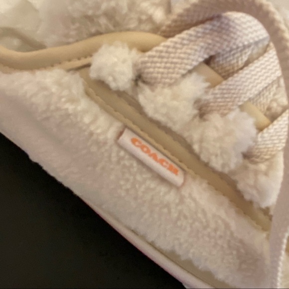 COACH Citysole Platform Sherpa Fleece Sneaker, 8.5 - Picture 9 of 15